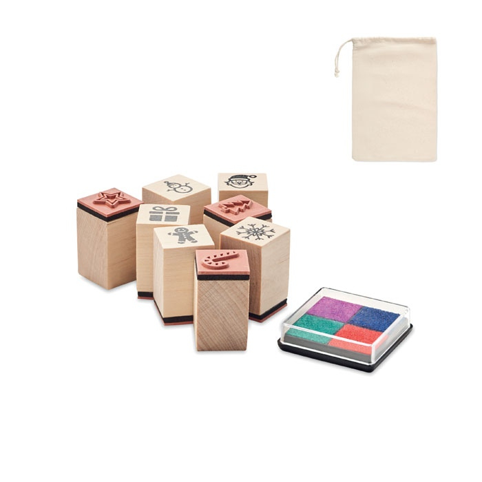 STAMPIE - Set de 8 tampons en bois thumb
