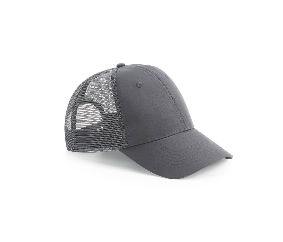 Casquette 6 pans style trucker en polyester recyclé
