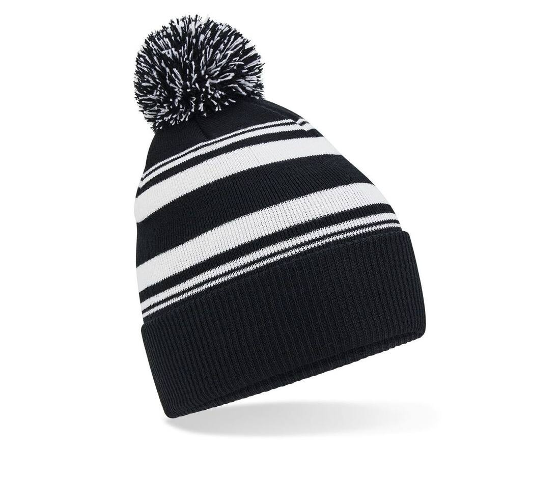 Bonnet de supporter rayé
