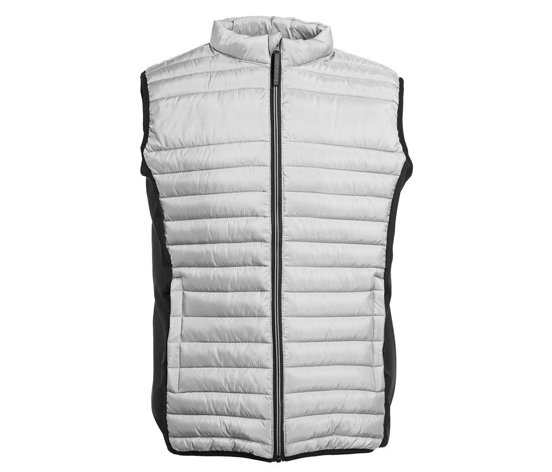Bodywarmer bi-matière homme