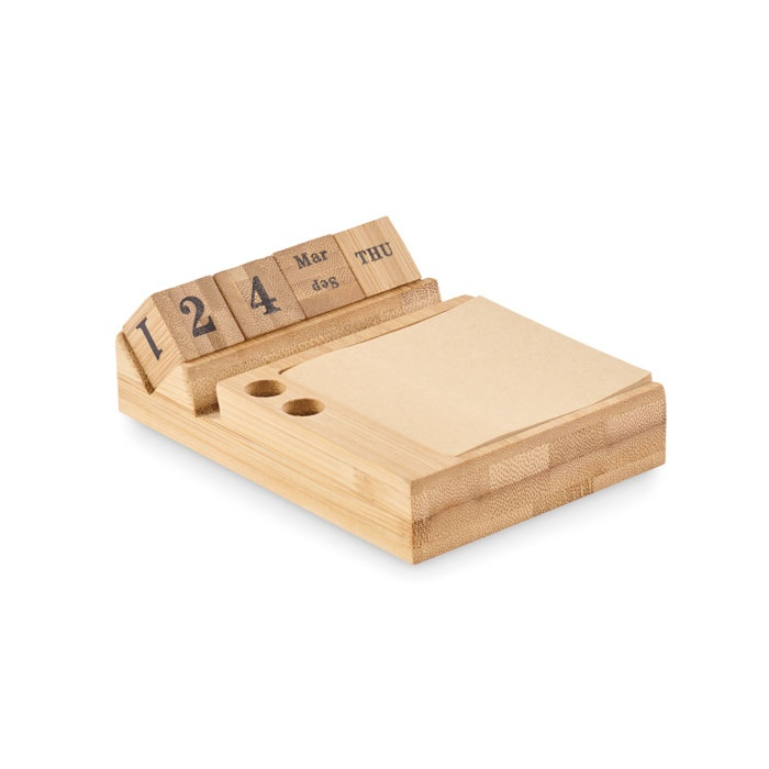 BOOTOP - Calendrier de bureau en bambou thumb