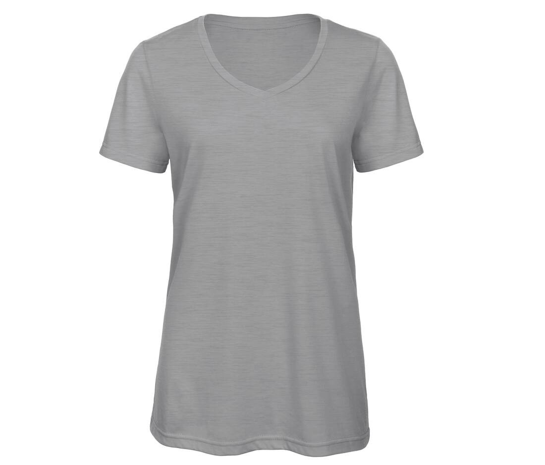 Tee-shirt col v femme tri-blend