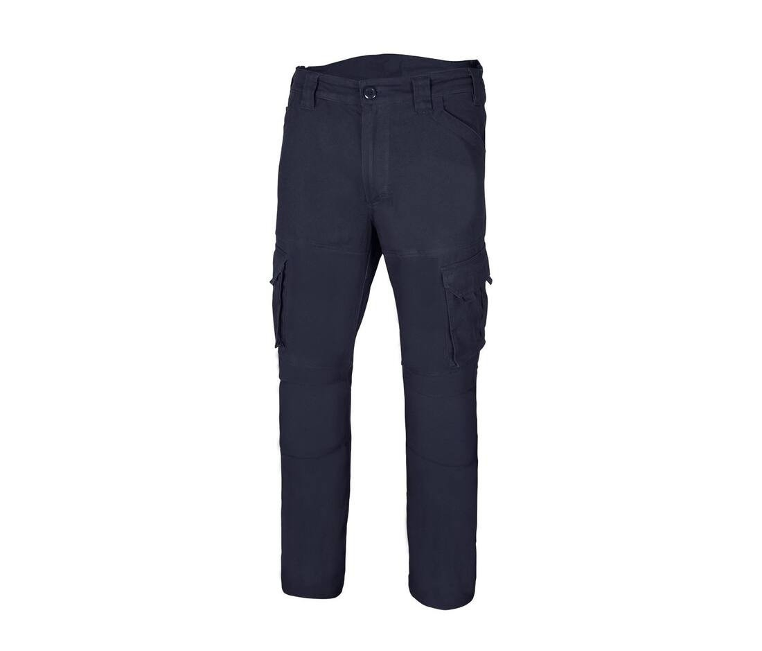 Pantalon multipoches en coton stretch