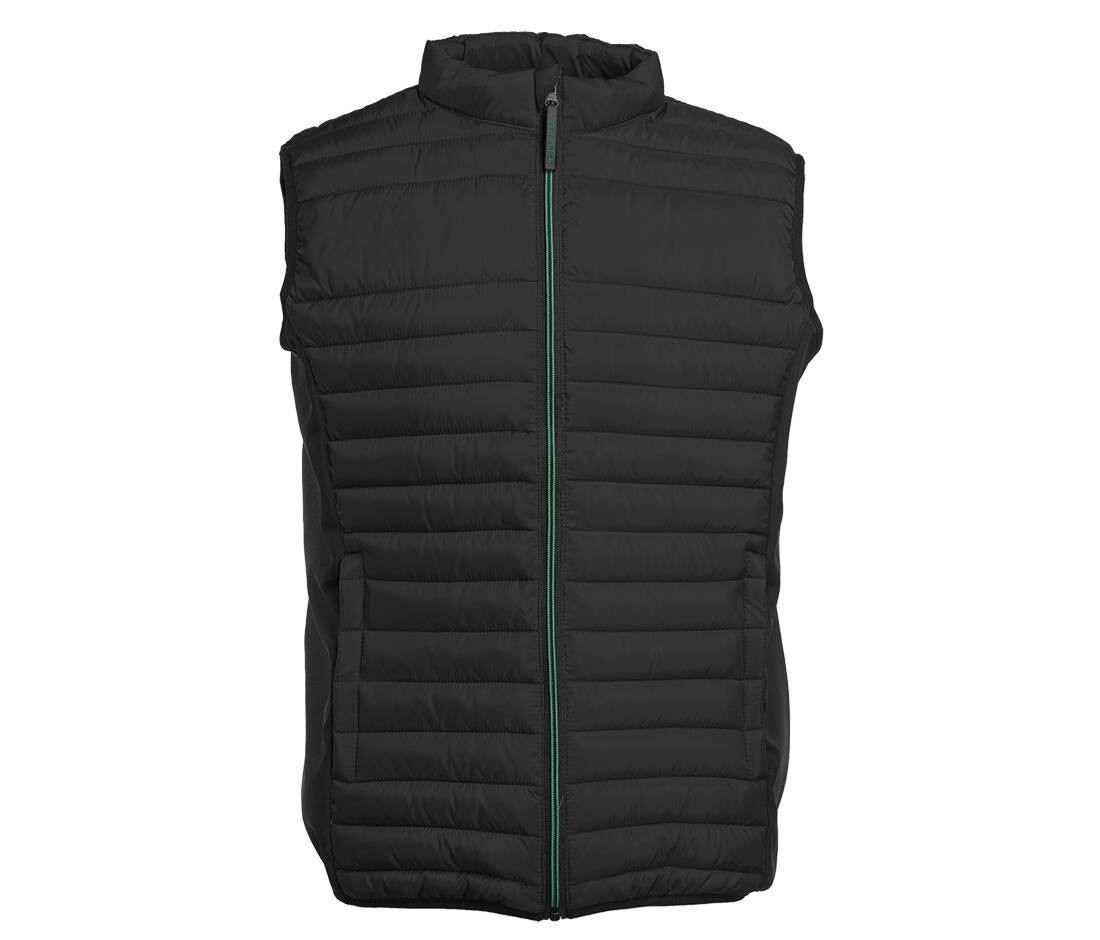 Bodywarmer bi-matière homme