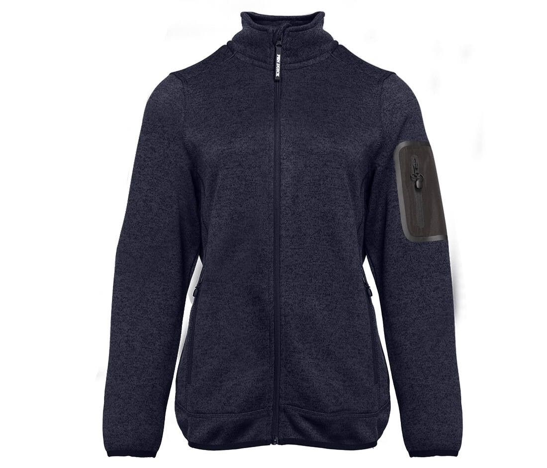 Veste polaire tricotée femme