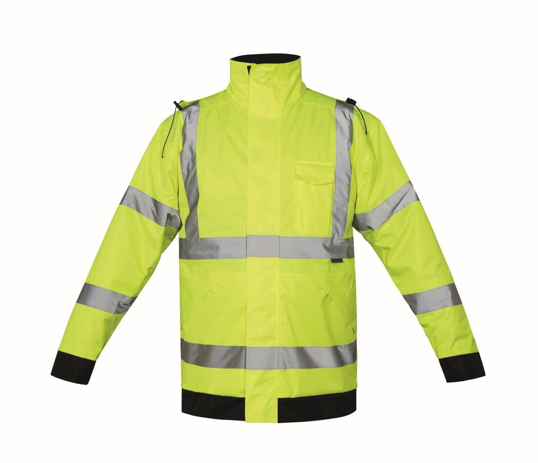Veste de pluie haute visibilité