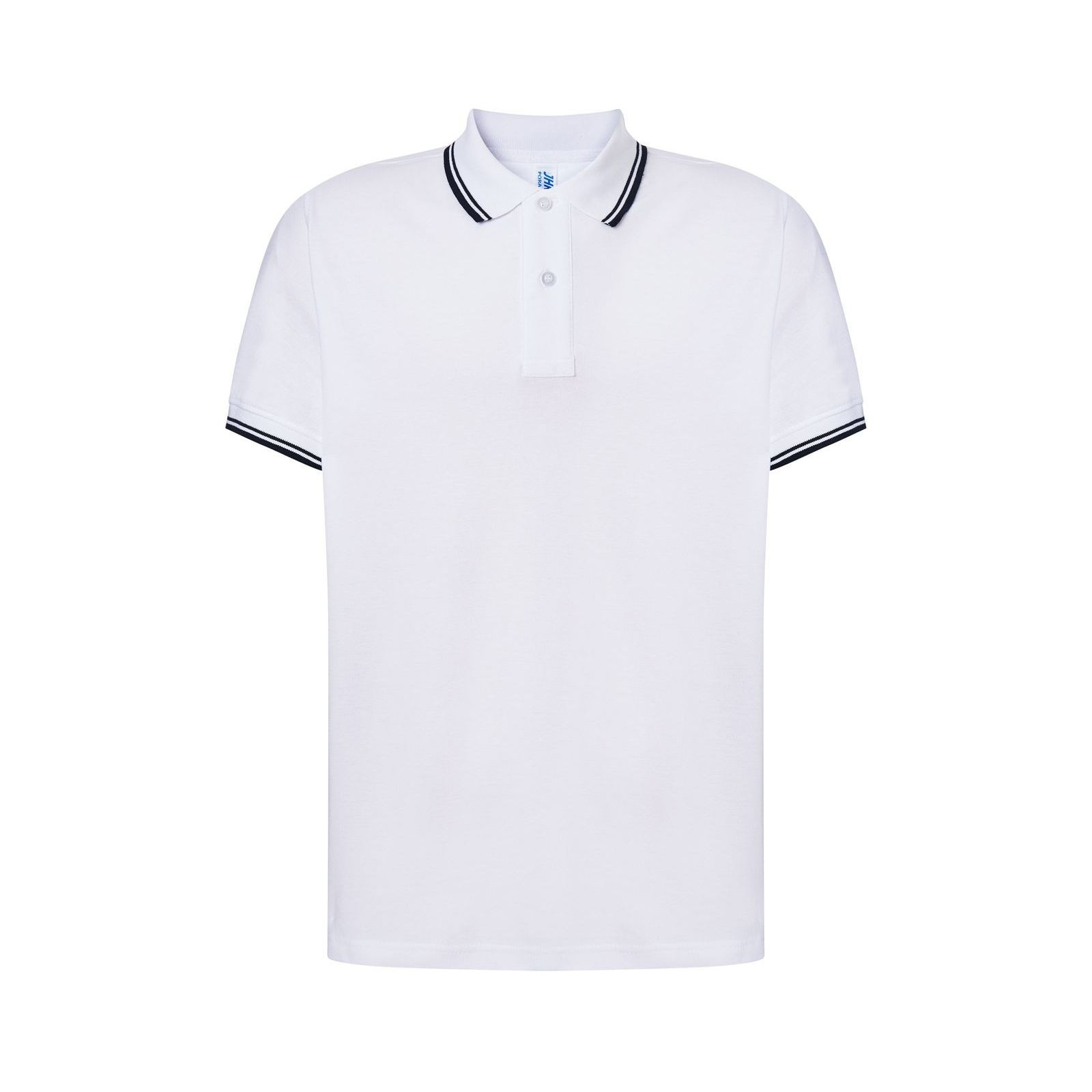 Polo homme contrasté