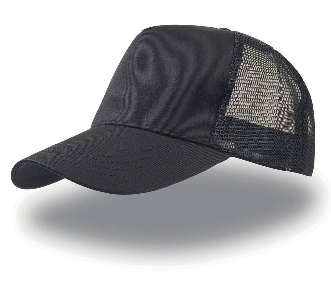 Casquette 5 pans style trucker en coton