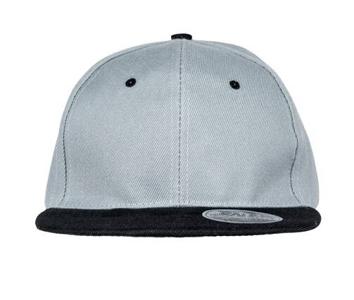 Casquette 6 pans visière plate