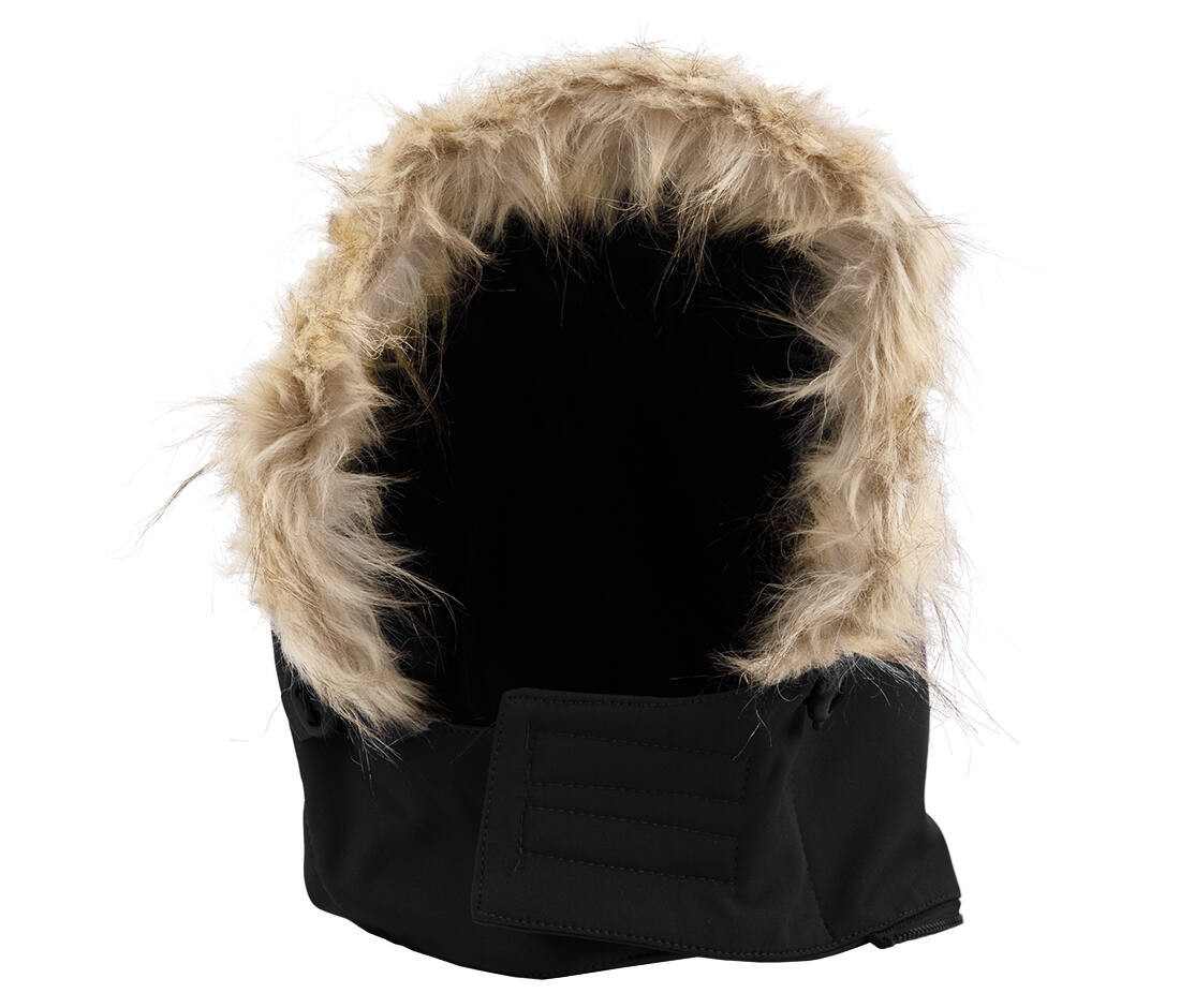 Capuche softshell fourrure