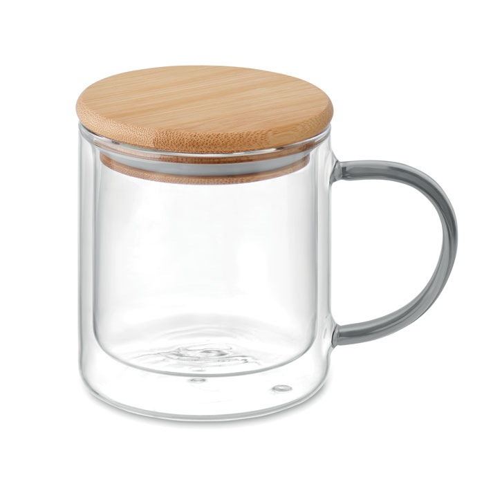 FARBI - Mug en verre double paroi 300ml thumb
