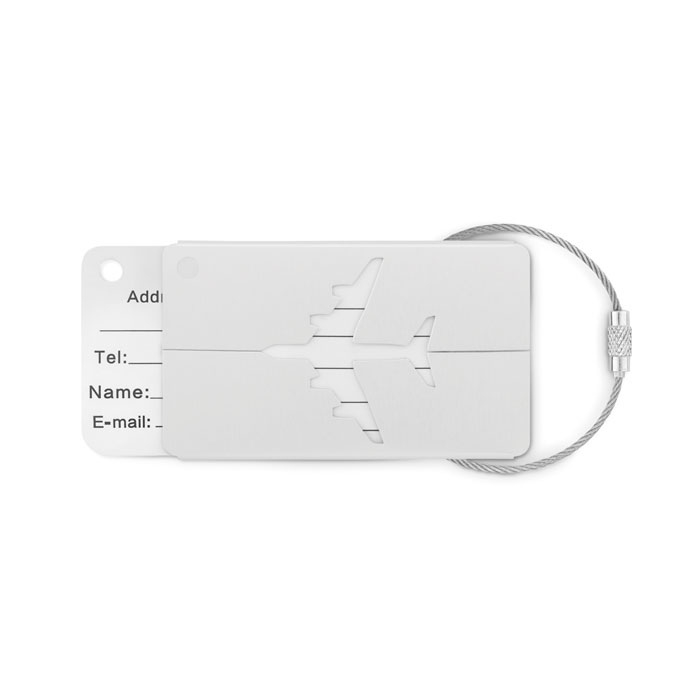 FLY TAG - Etiquette à bagage en aluminium