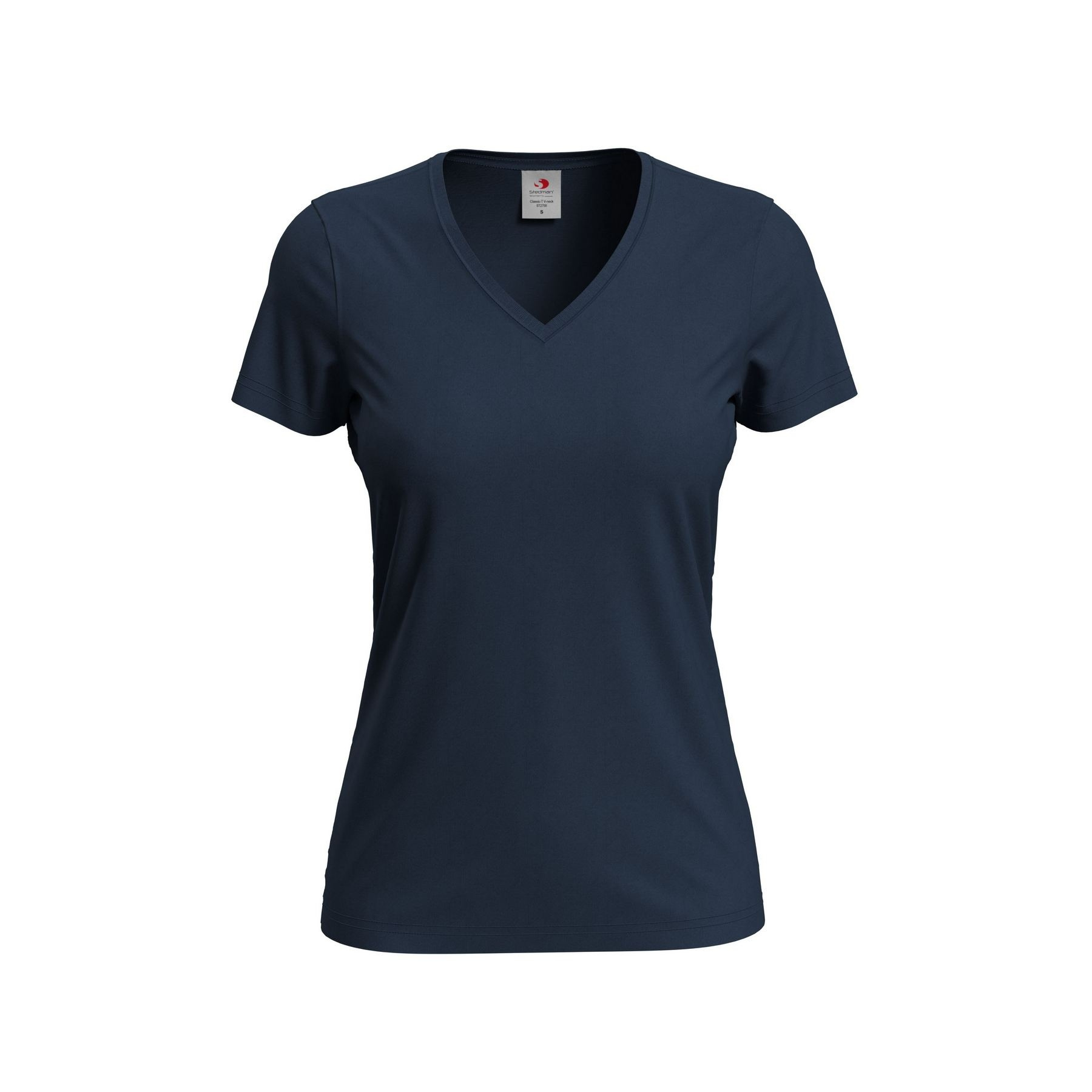 Tee-shirt femme col v