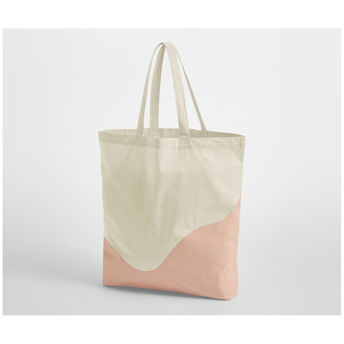 Sac shopping imprimé vague
