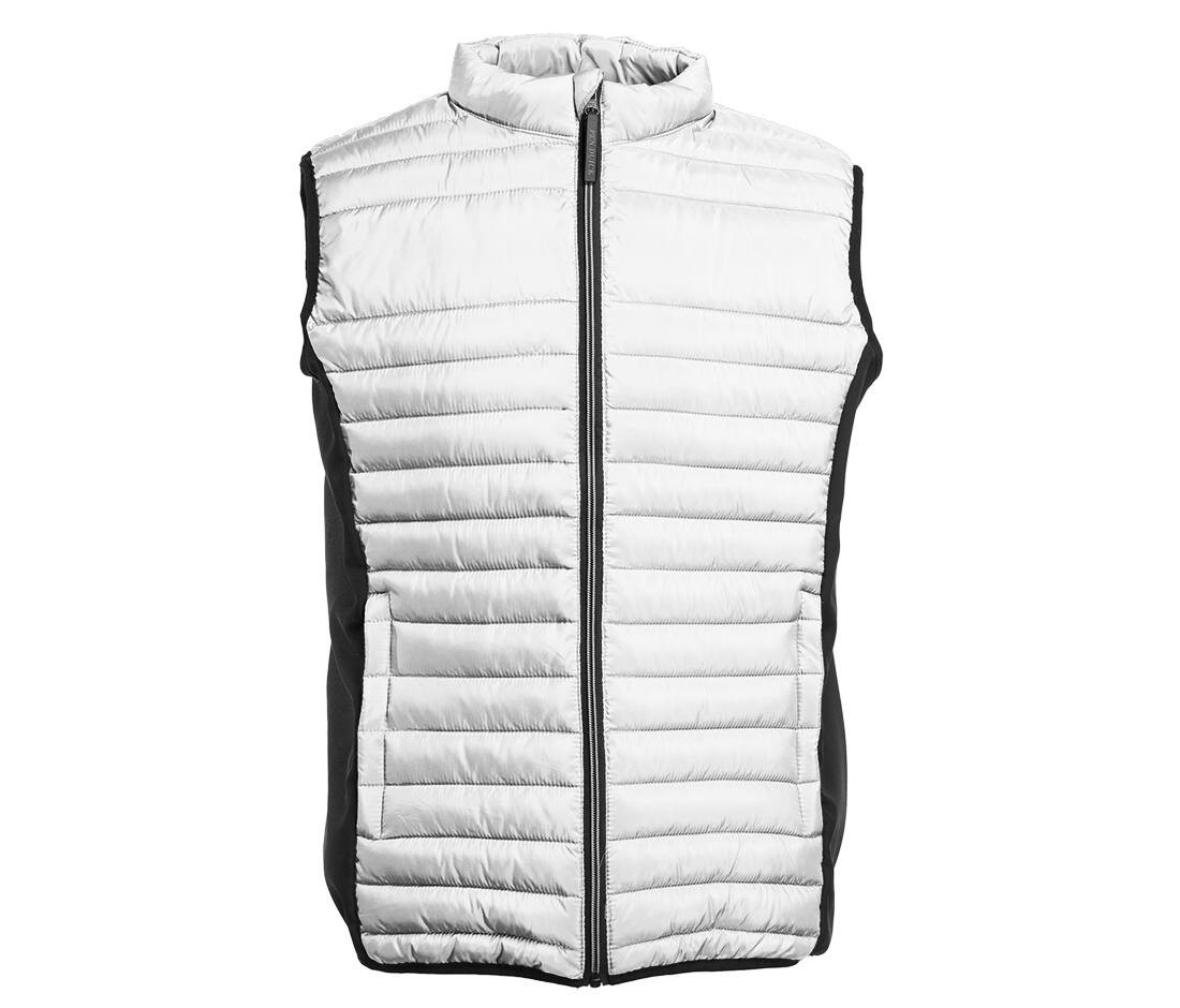 Bodywarmer bi-matière homme