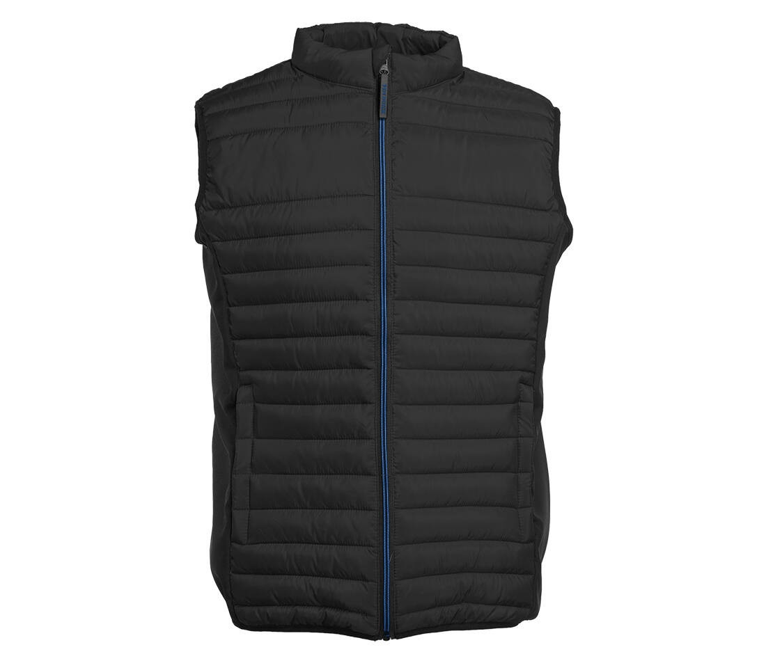 Bodywarmer bi-matière homme
