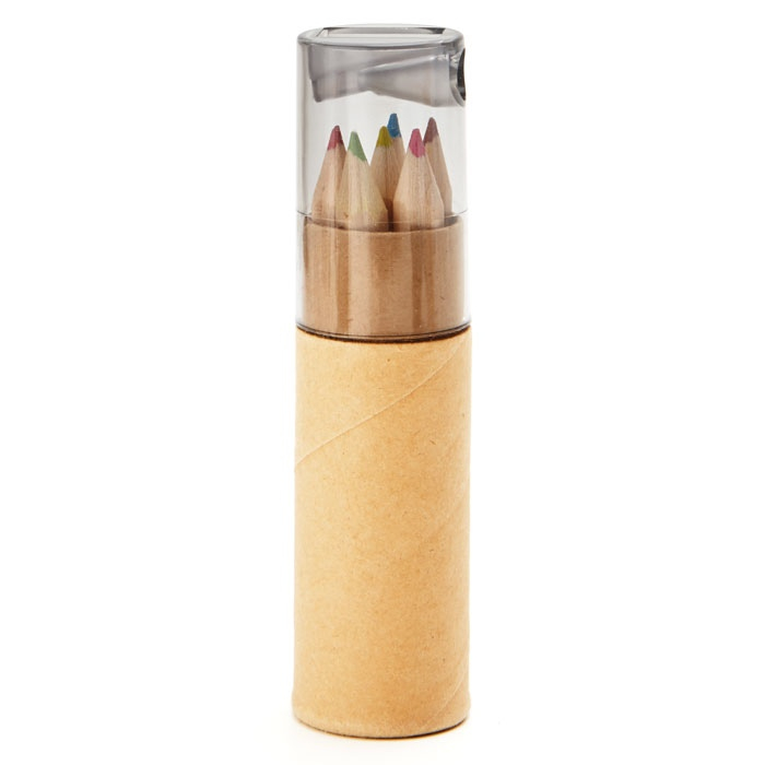PETIT LAMBUT - Tube de 6 crayons de couleur