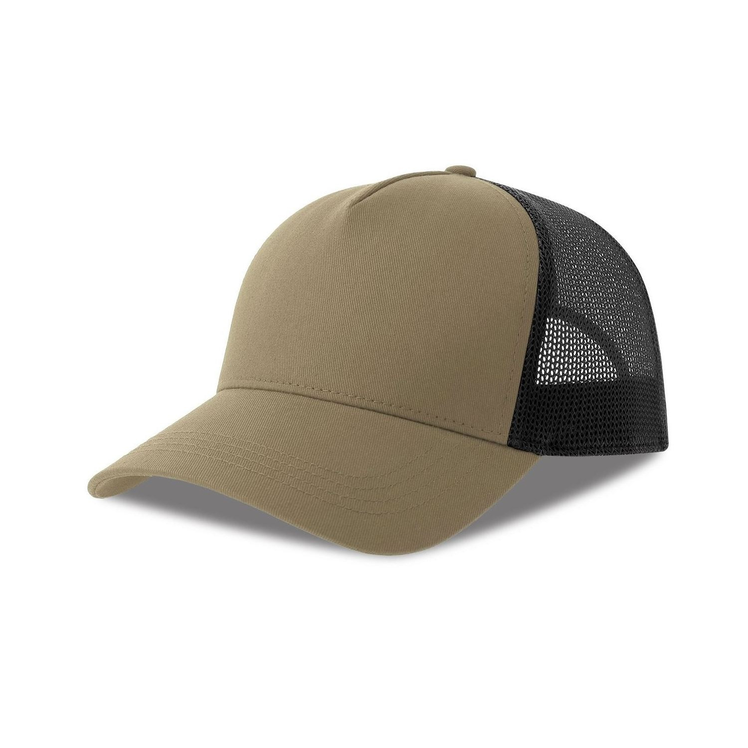Casquette 5 pans style trucker en coton