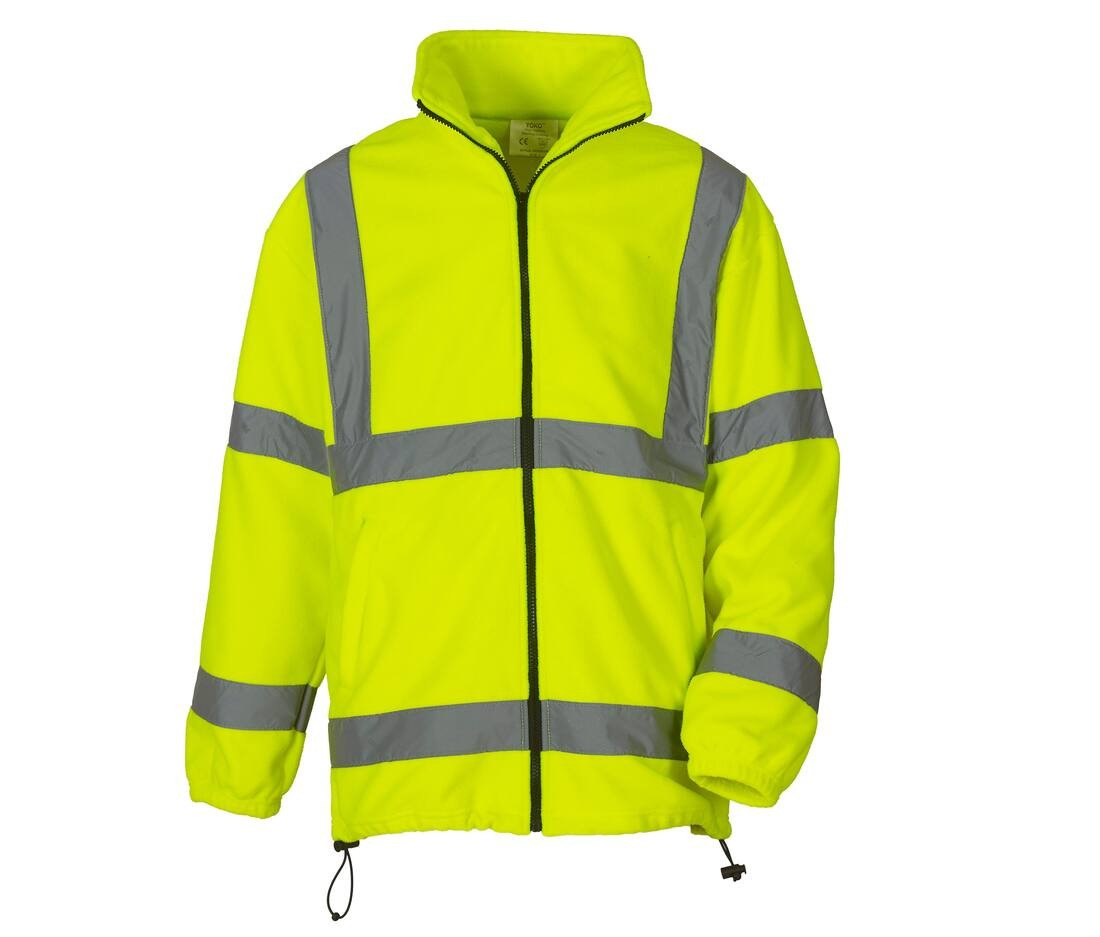 Veste polaire épaisse haute visibilité
