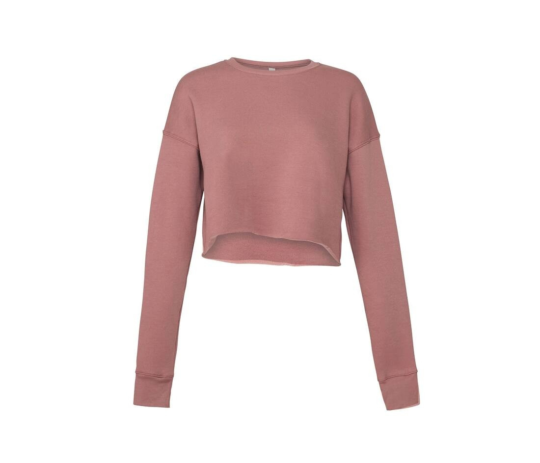 Sweat col rond femme court