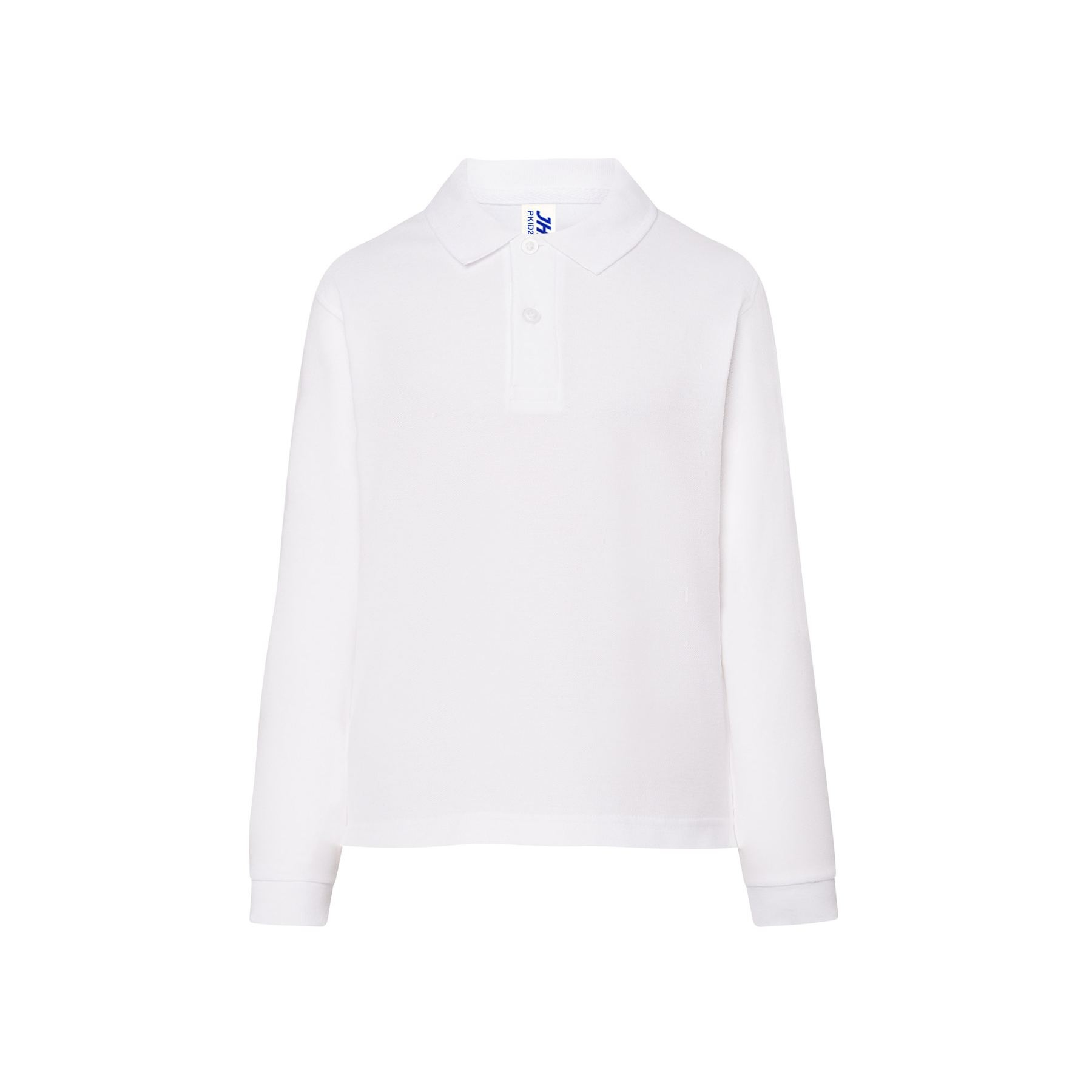 Polo piqué enfant manches longues thumb
