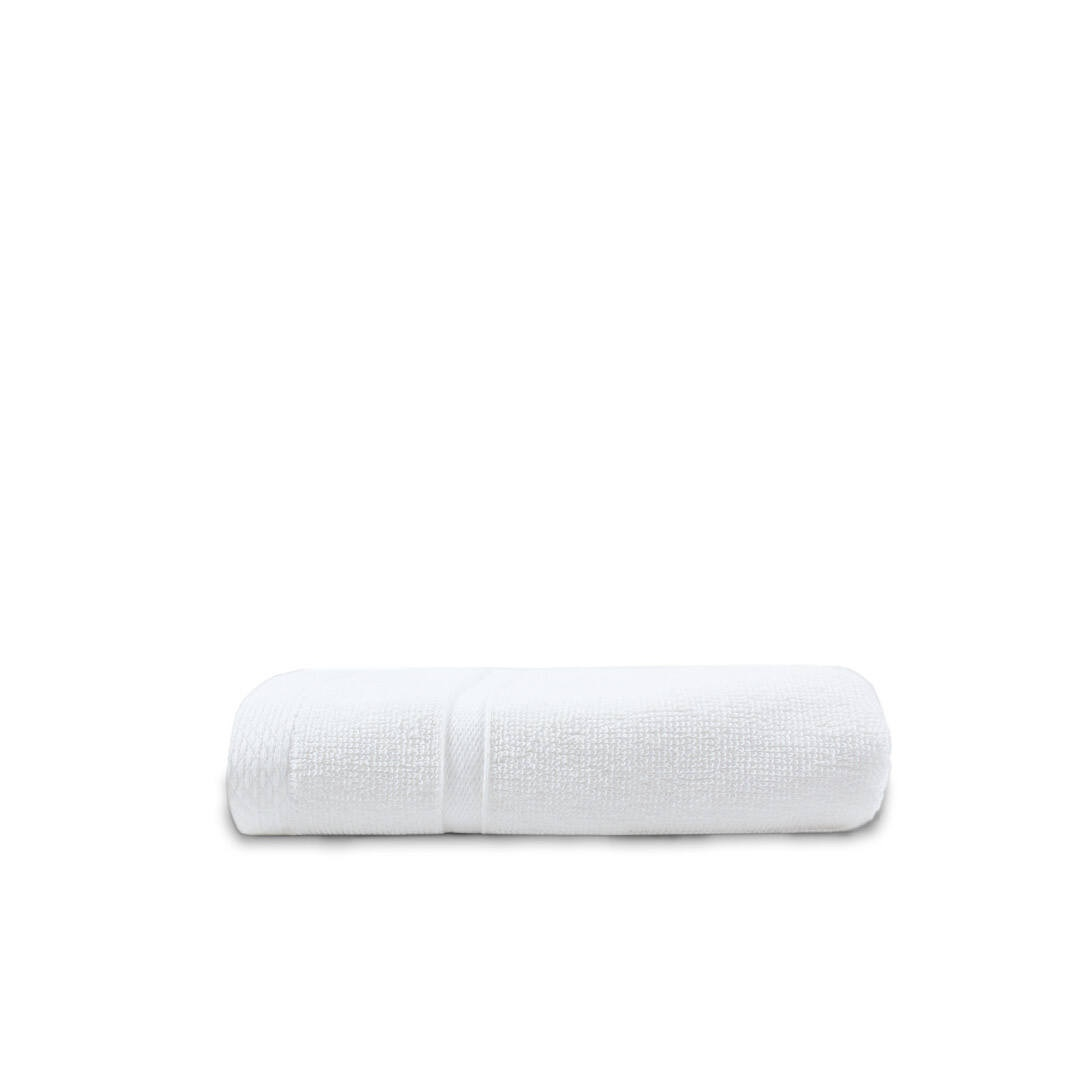 Serviette de toilette en coton et polyester recyclé