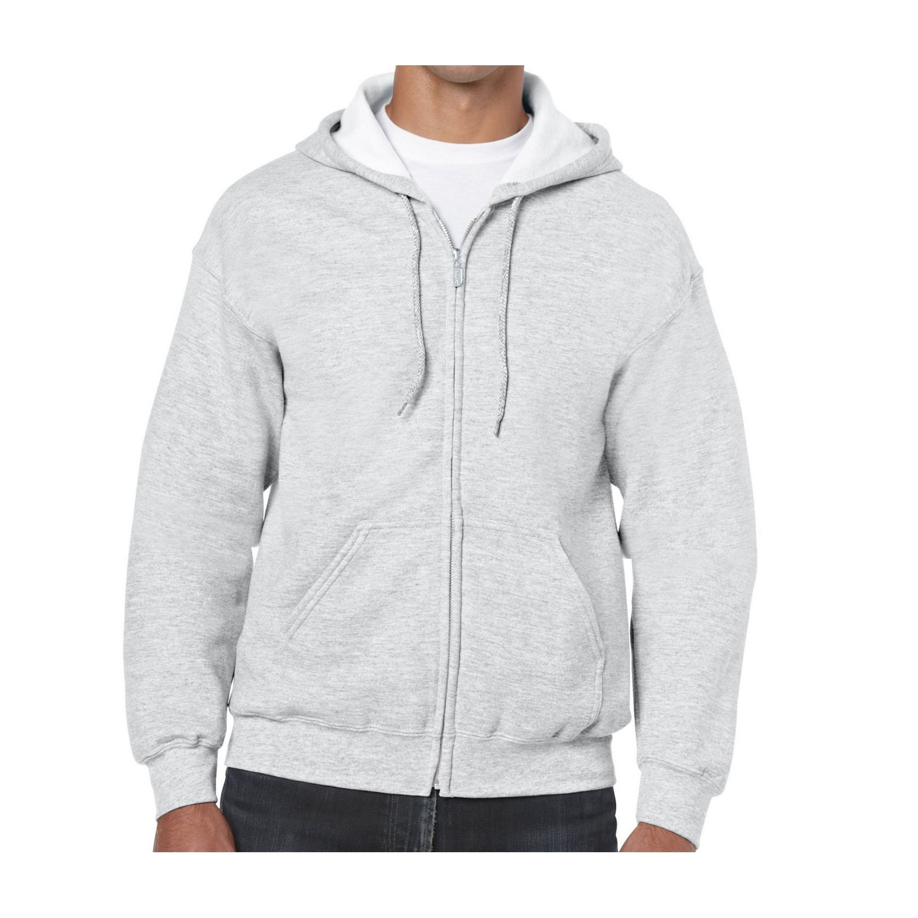 Sweat capuche grand zip
