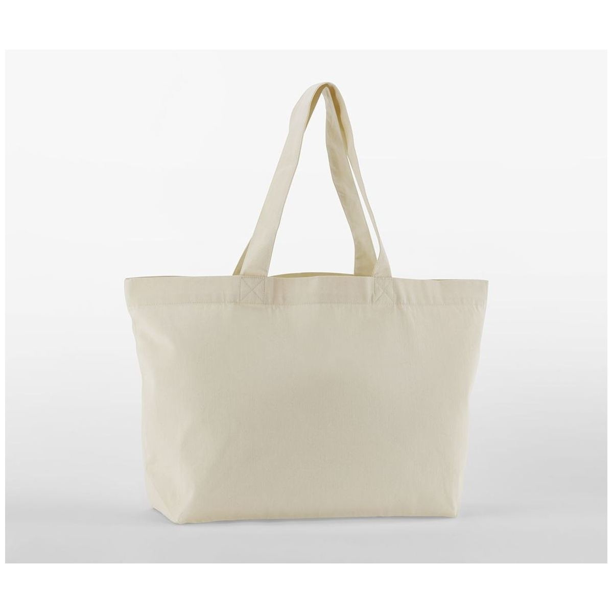 Grand sac shopping en coton organique sergé