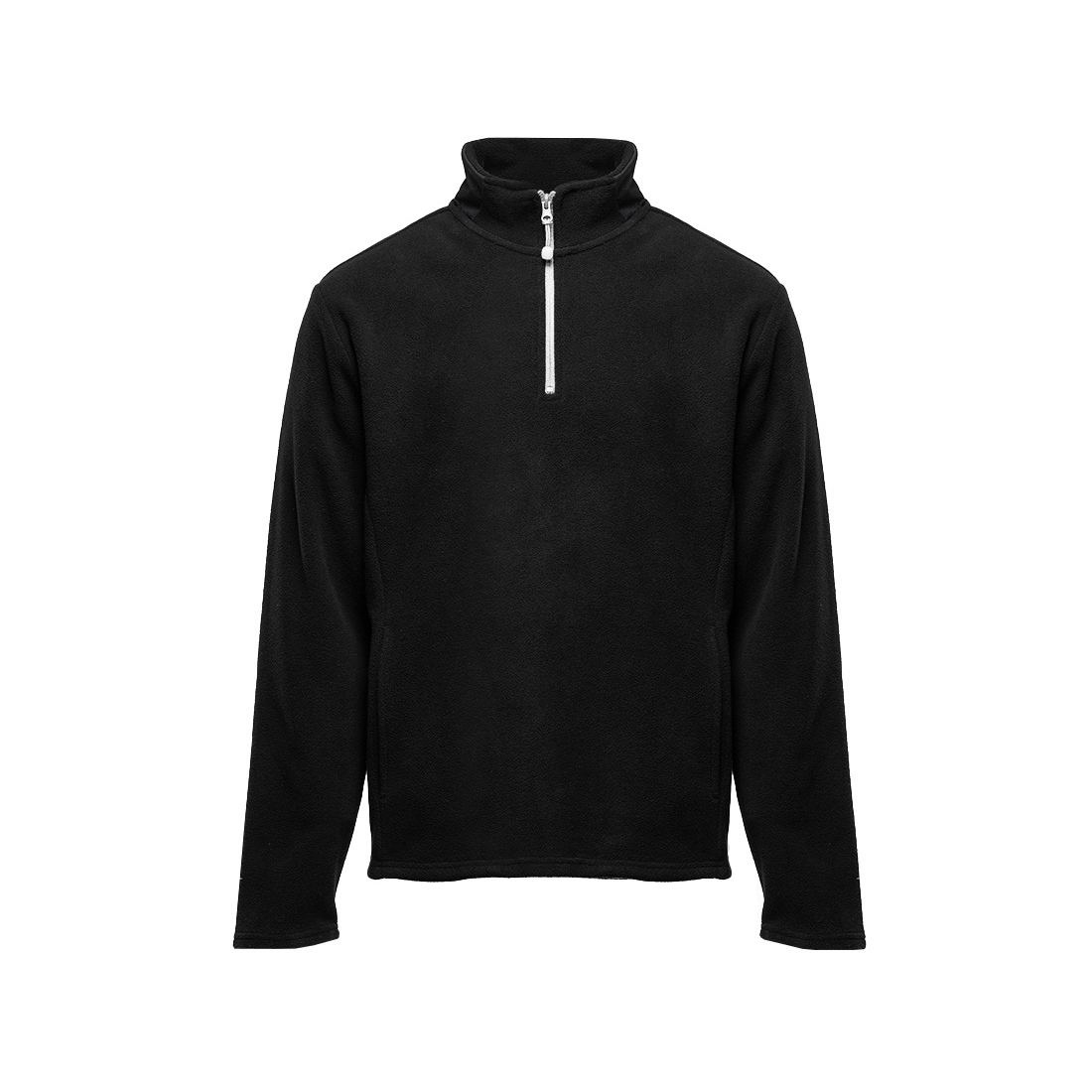 Polaire col zippé contrasté