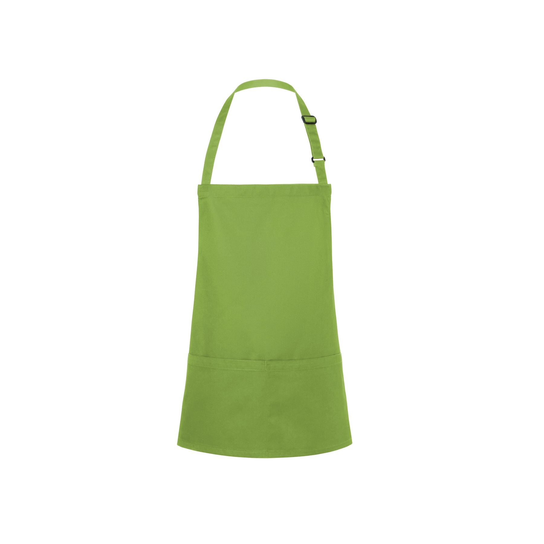 Tablier à bavette court avec boucle et poche