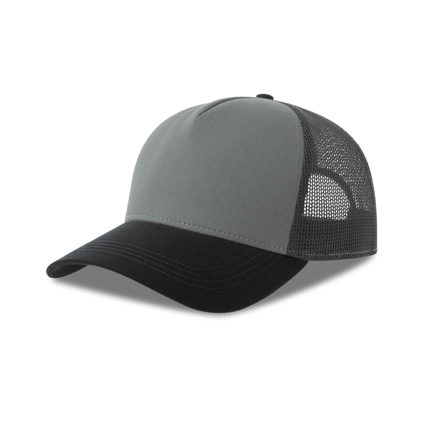 Casquette 5 pans style trucker en coton