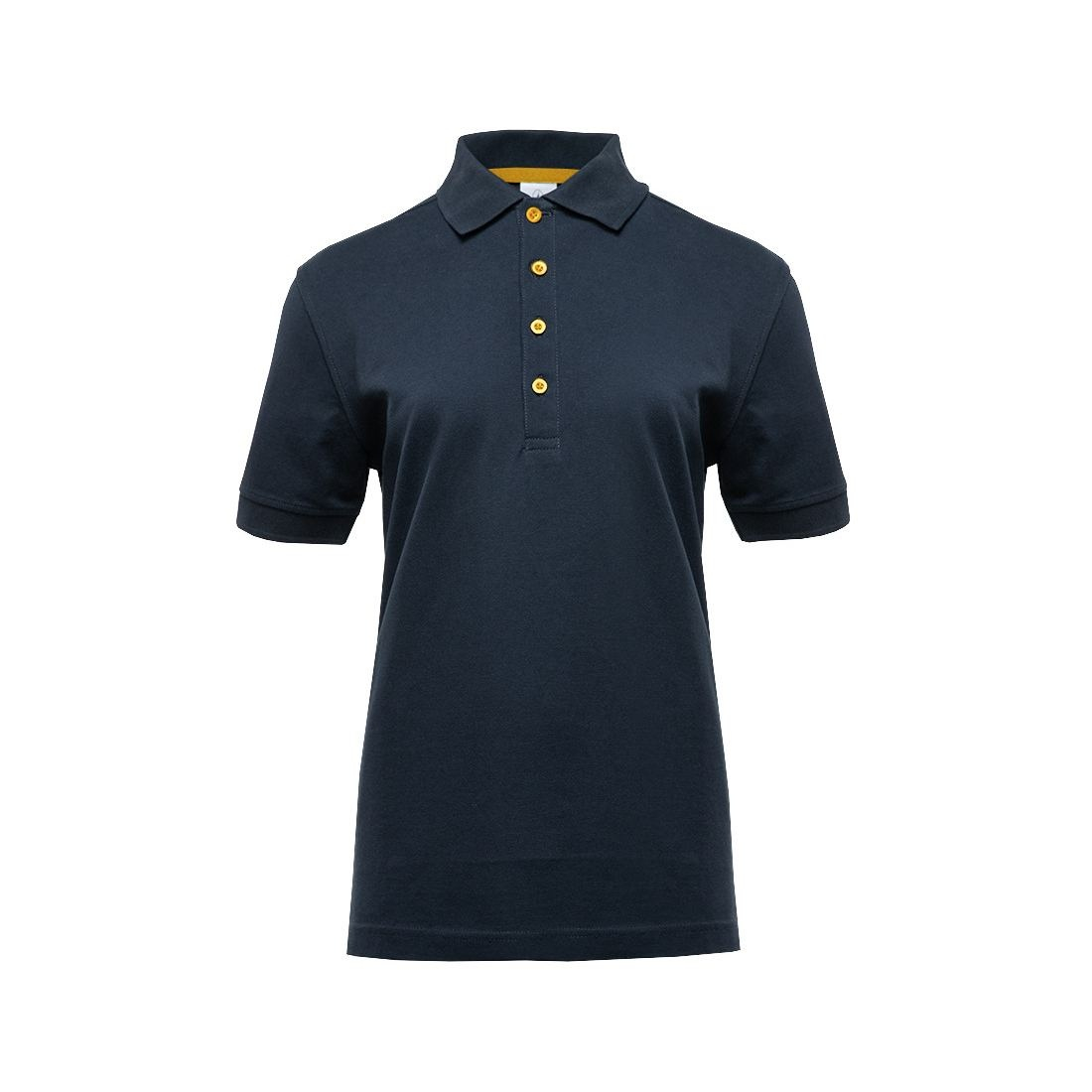 Polo femme boutons contrastés