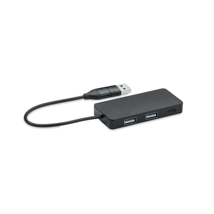 HUB-C - Hub USB 3 ports avec câble 20cm