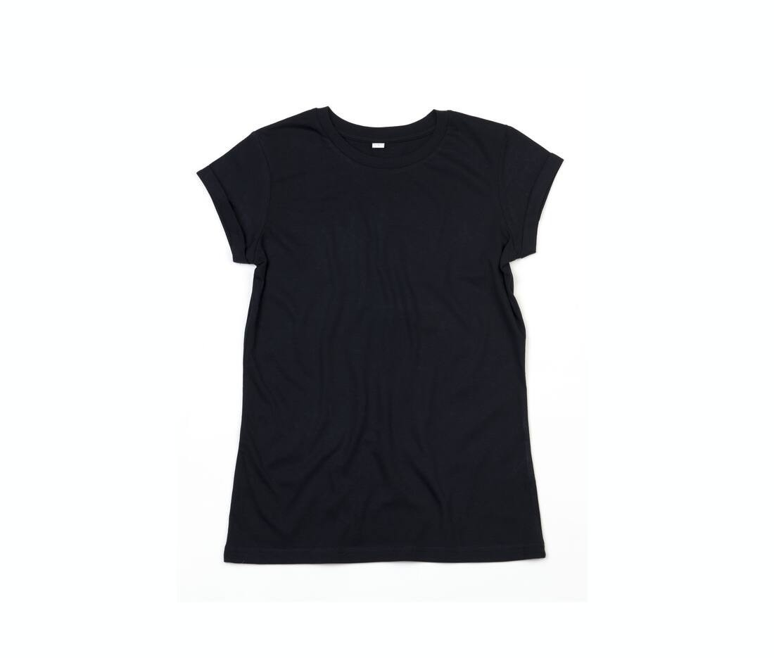 Tee-shirt femme manches roulées