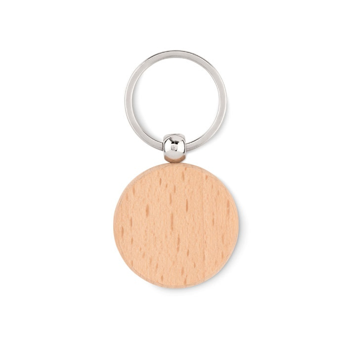 TOTY WOOD - Porte-clés rond en bois thumb