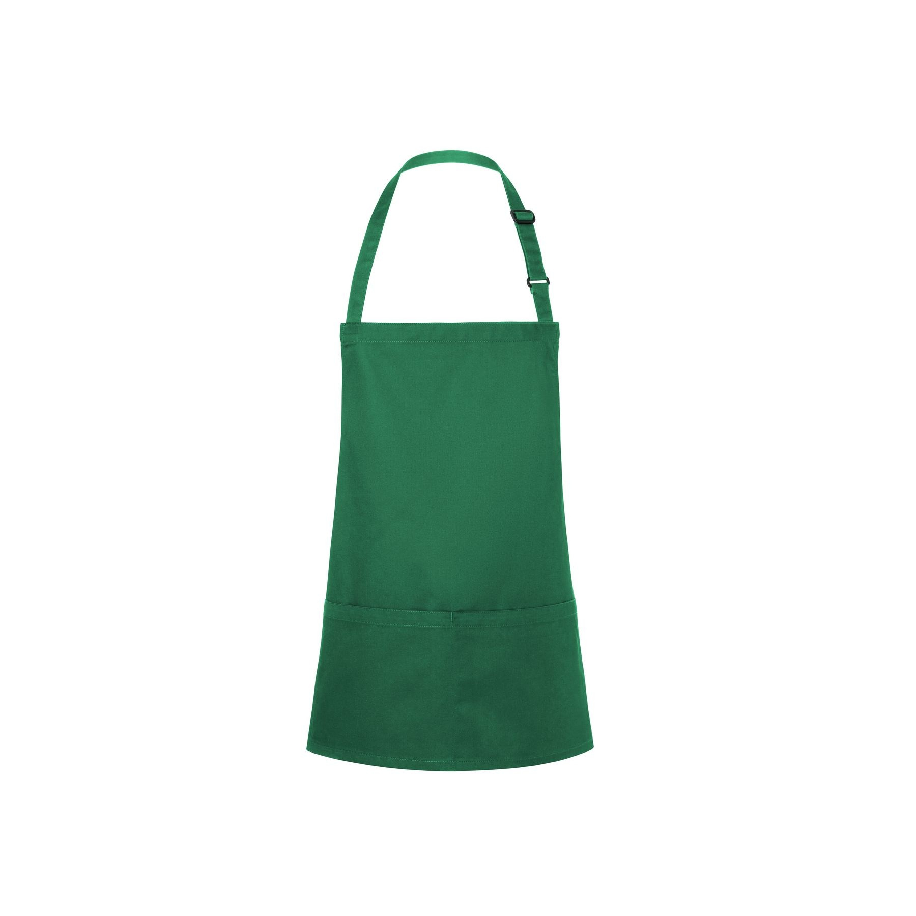 Tablier à bavette court avec boucle et poche