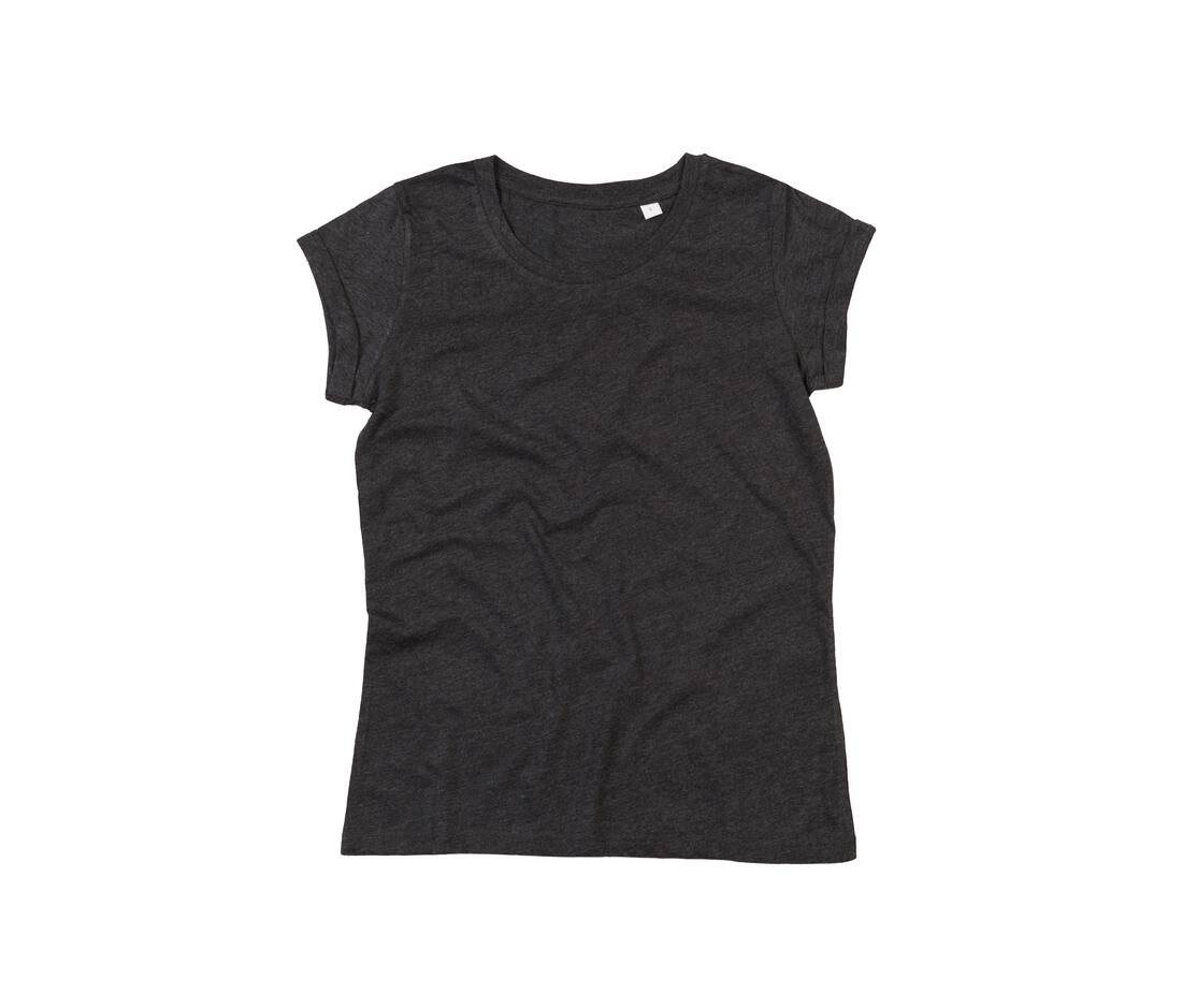 Tee-shirt femme manches roulées