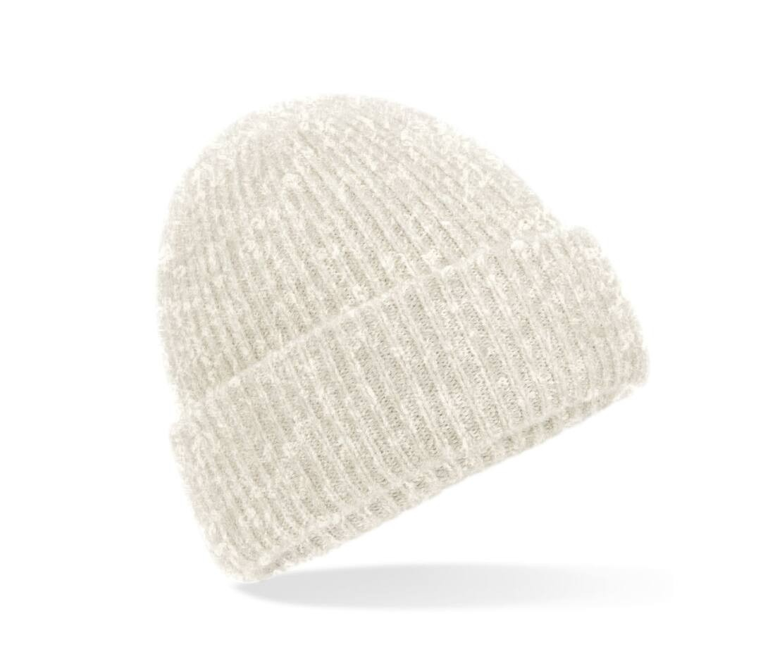 Bonnet en maille côtelée