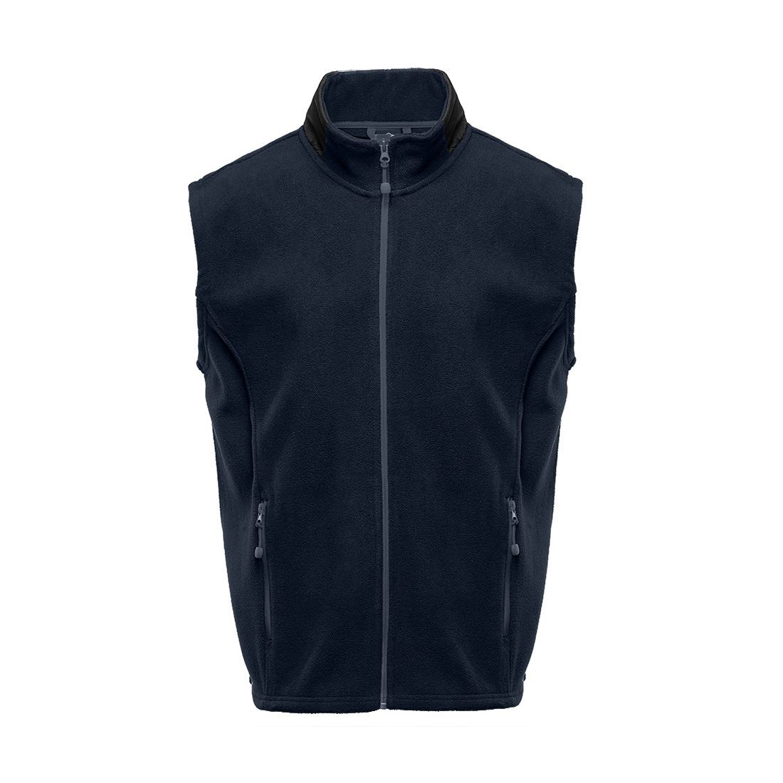 Bodywarmer polaire contrasté
