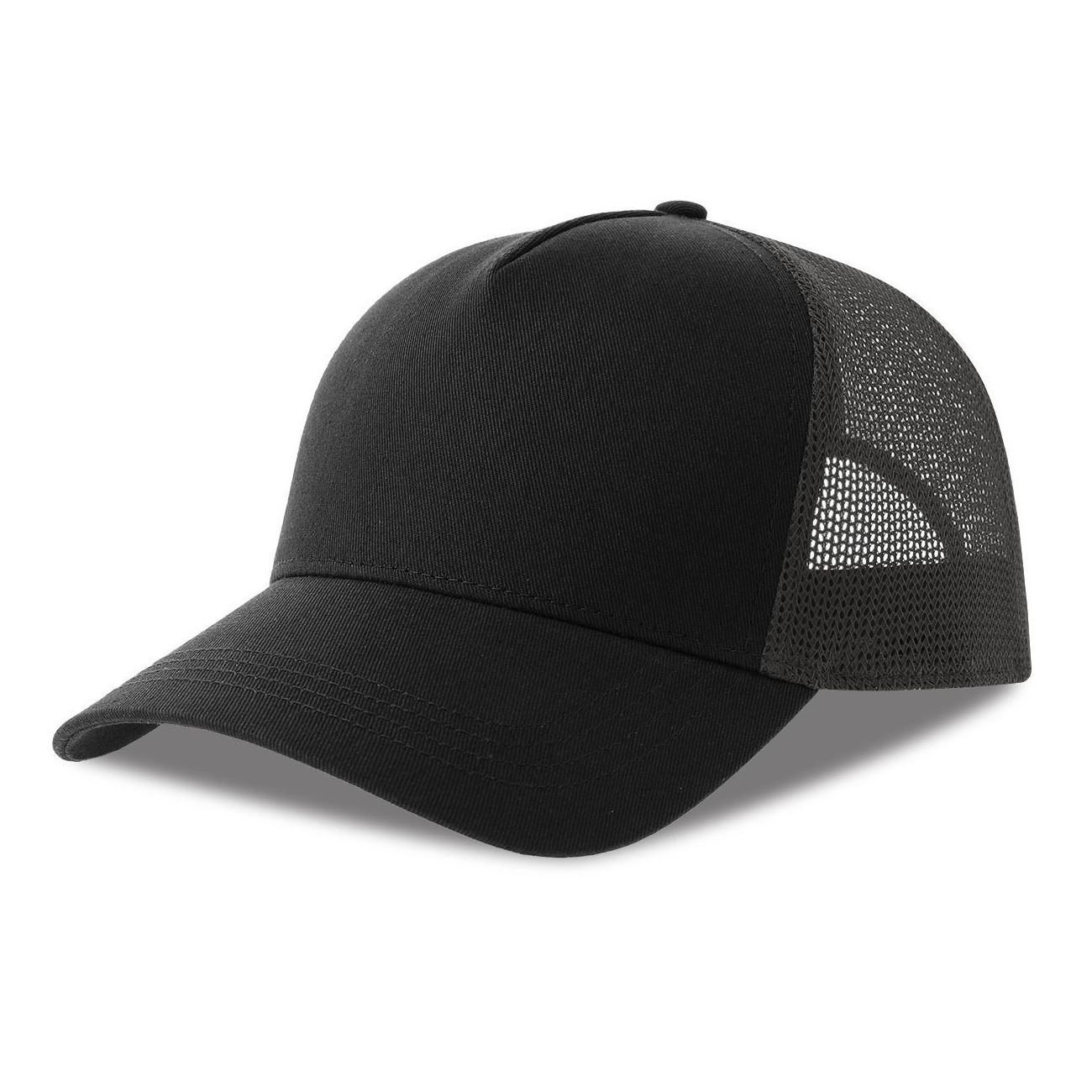 Casquette 5 pans style trucker en coton