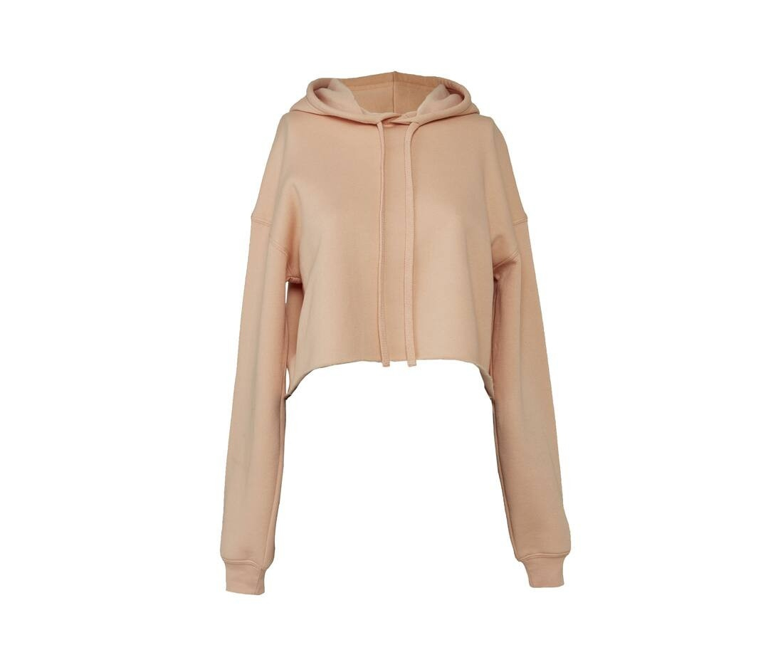 Sweat capuche femme court