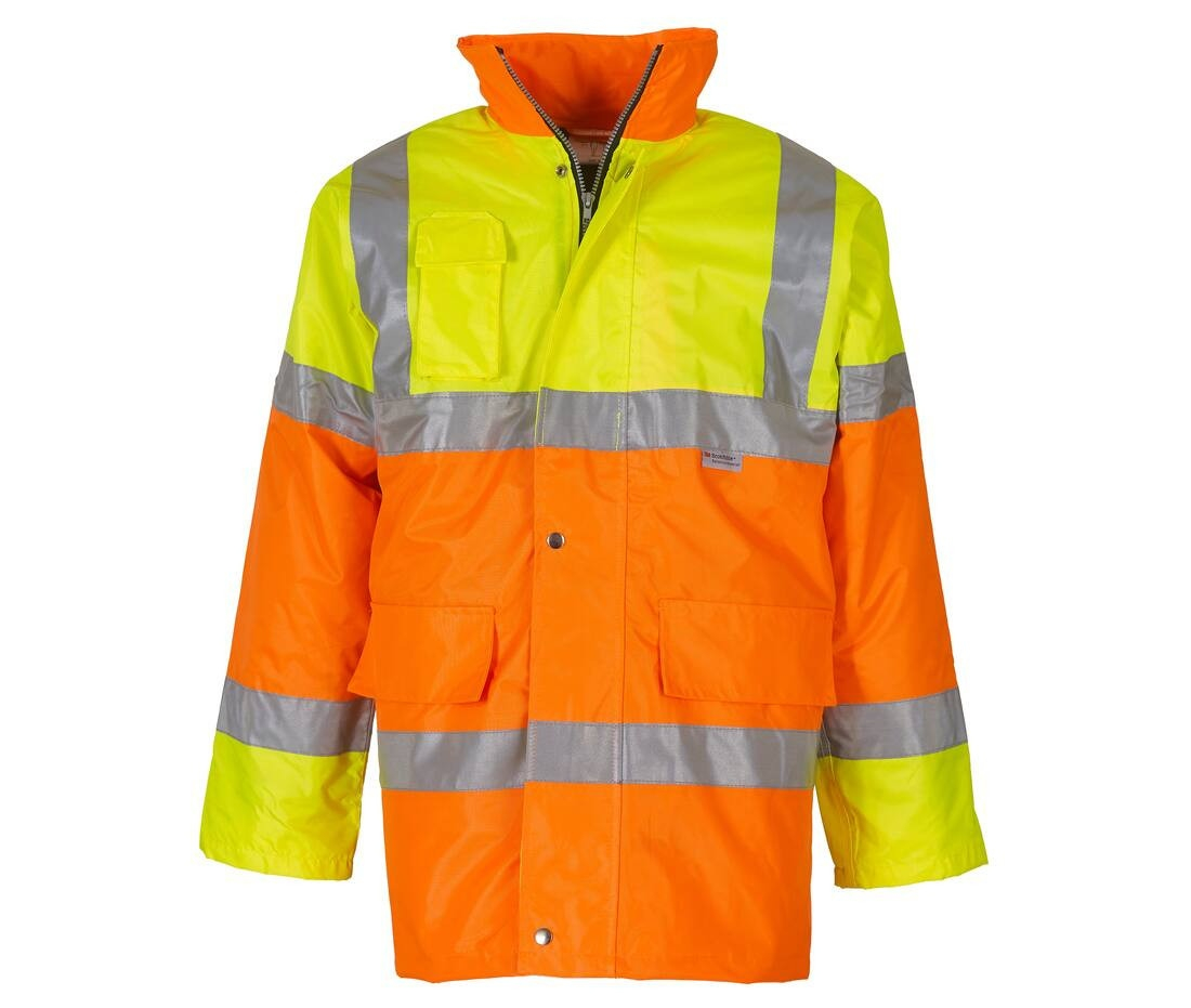 Parka contrastée haute visibilité