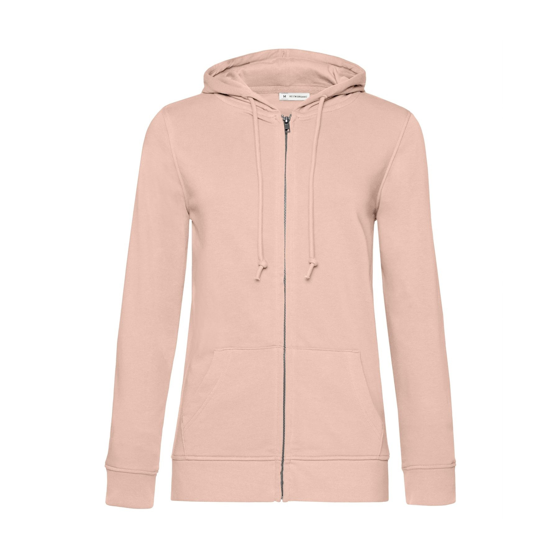 Sweat capuche zippé organique femme