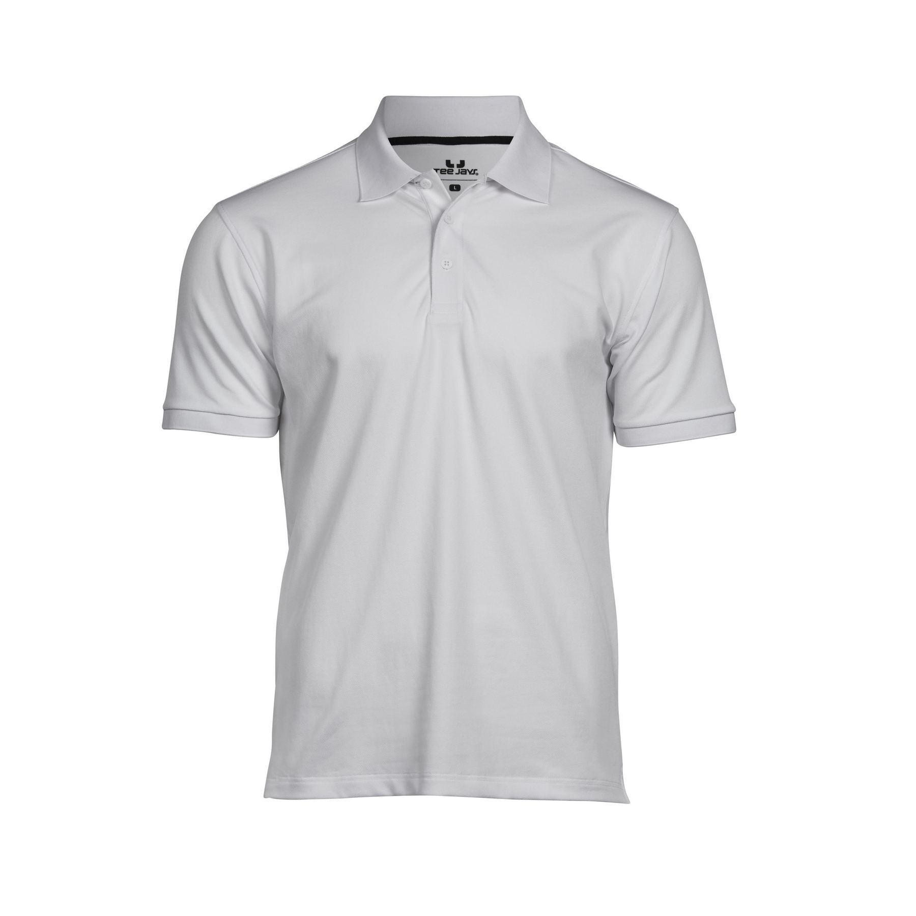 Polo en polyester recyclé et élasthanne