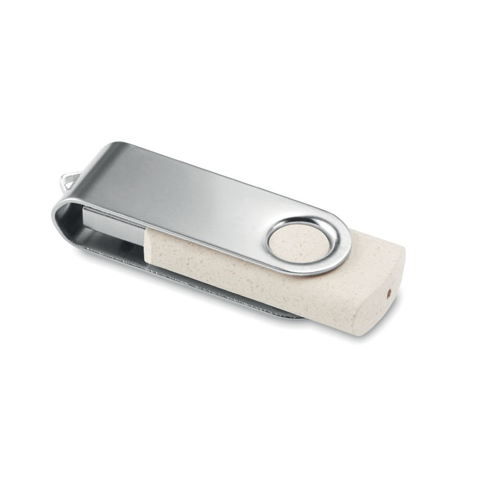 TECHMATE+ - Clé USB 16Go Paille/ PP thumb