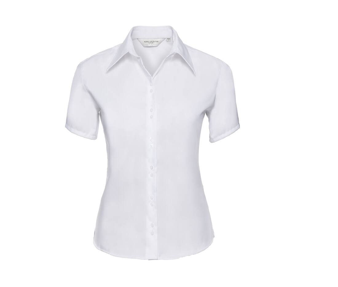 Ladies' short sleeve tailored ultimate non-iron shirt