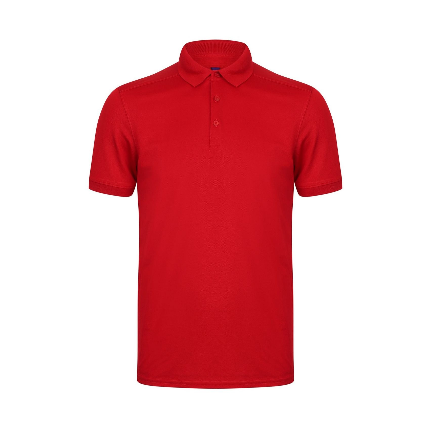 Polo homme en polyester stretch