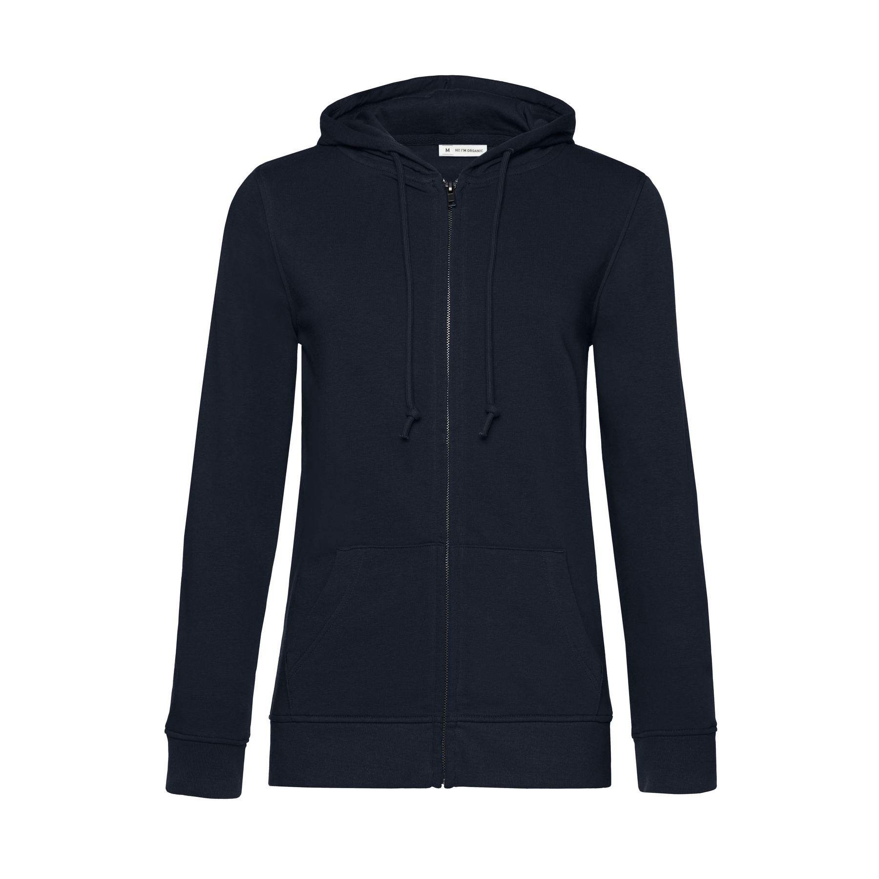 Sweat capuche zippé organique femme