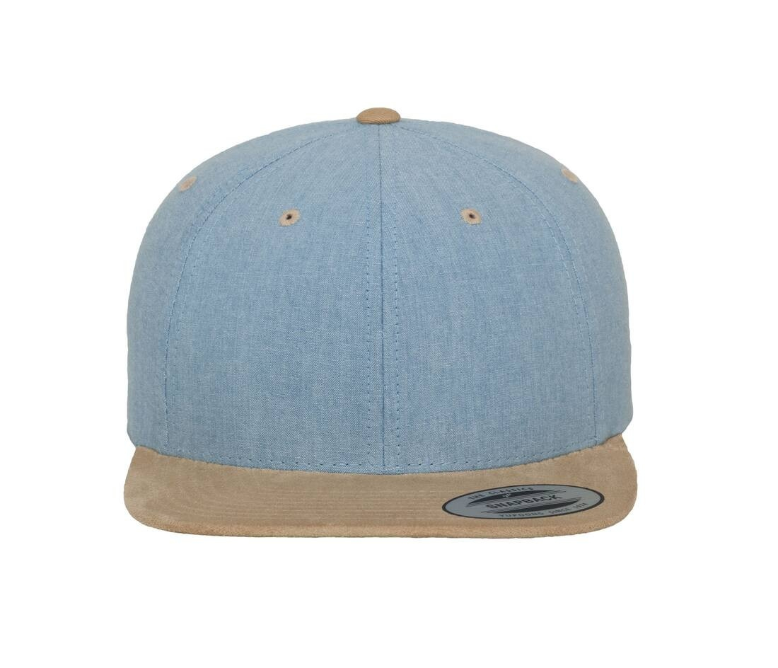 Casquette snapback toucher velours