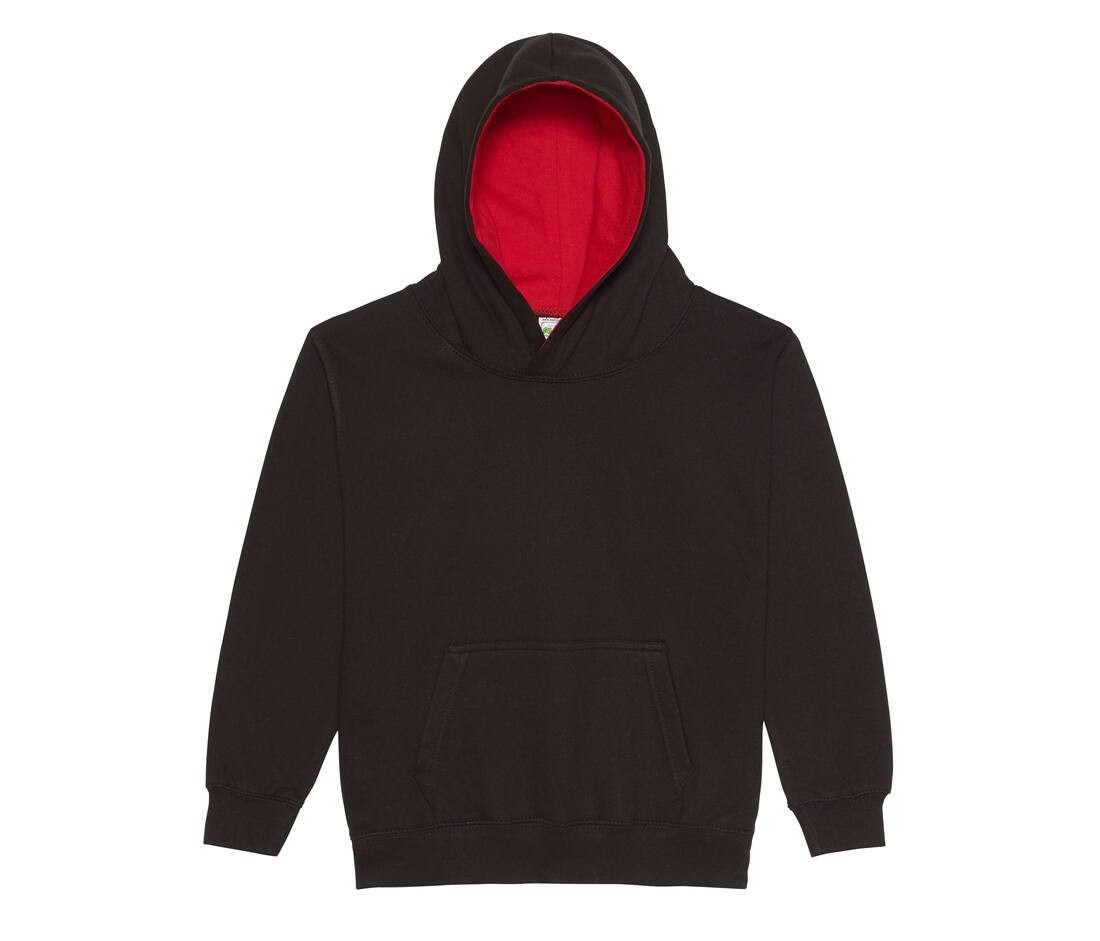 Sweat enfant capuche contrastée